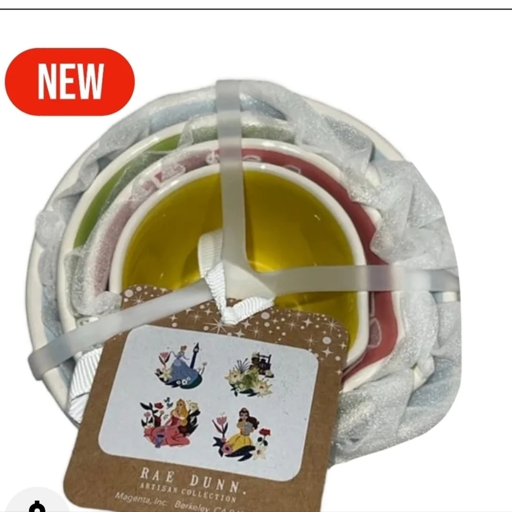 🤍▪️Rae Dunn ▪️ Disney Princess Collection Cinderella measuring cups